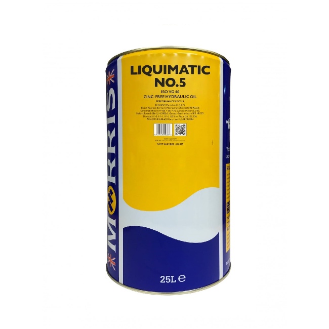 MORRIS Liquimatic 5 (ISO VG46) Zinc-Free Hydraulic Oil